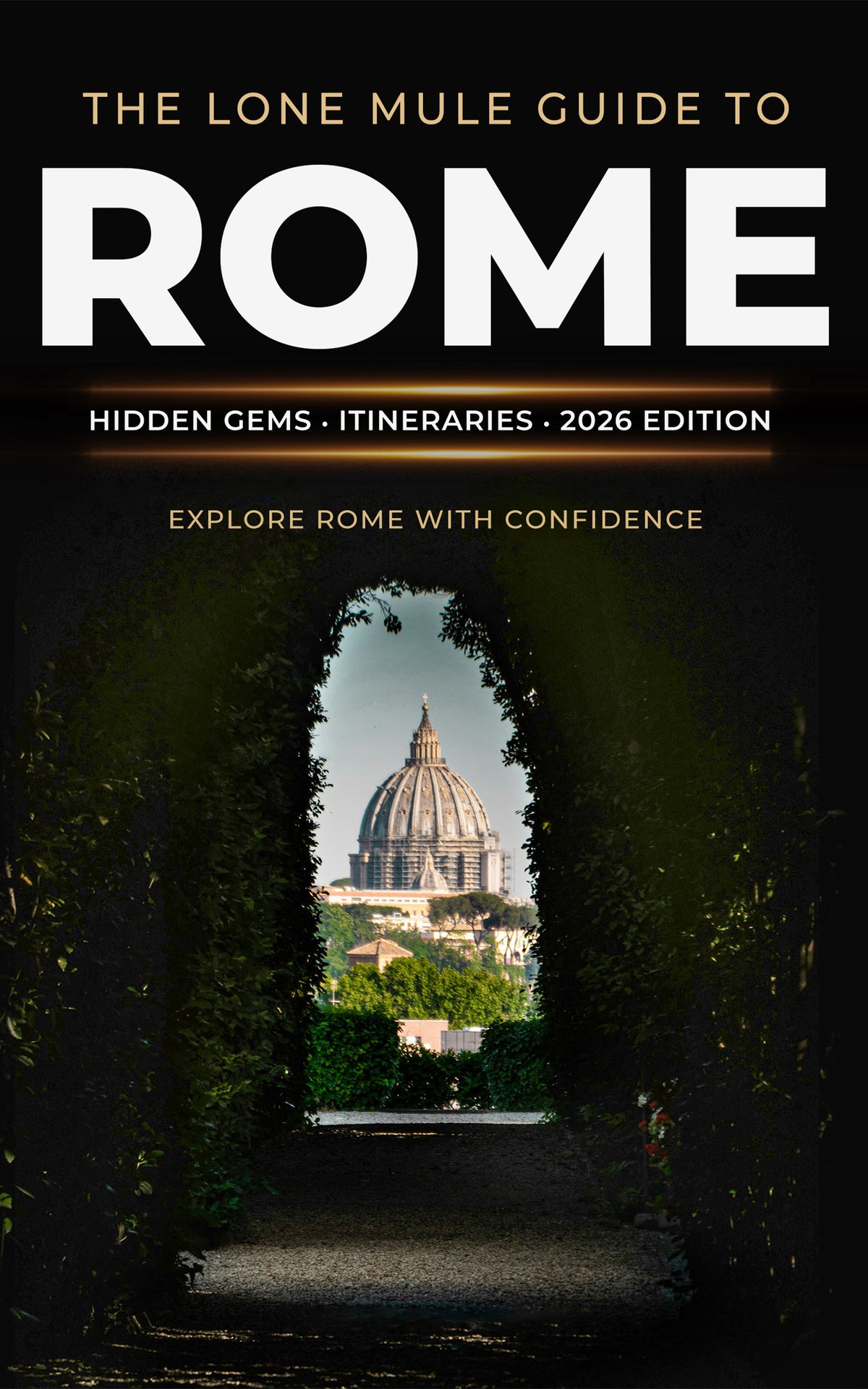 Front cover of The Lone Mule Guide to Rome digital travel guide.