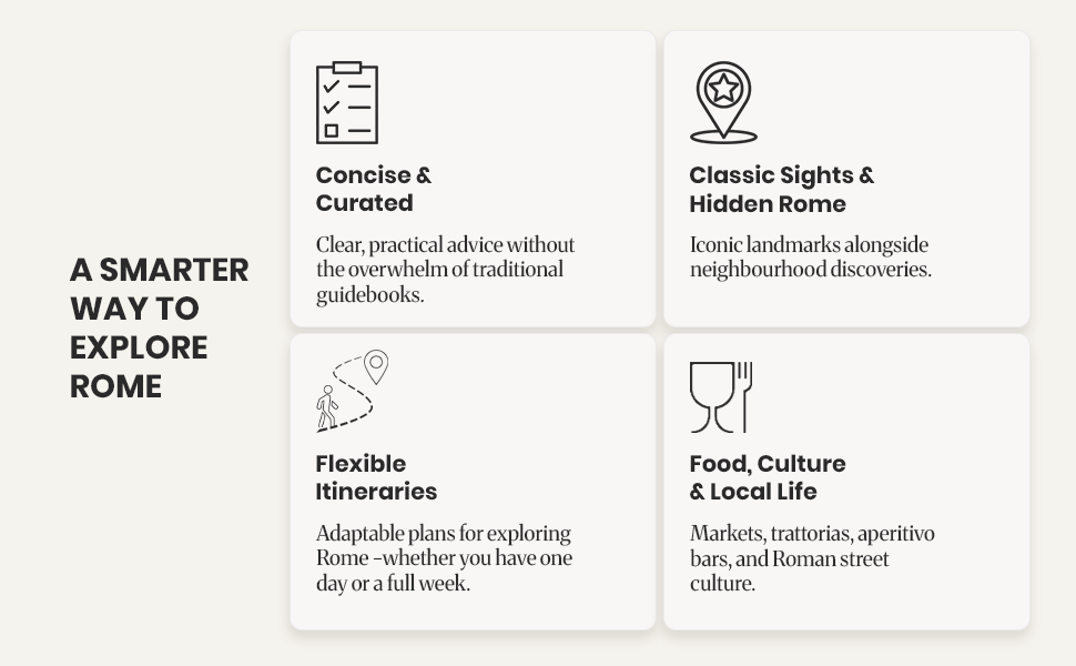 Overview of the guide’s curated advice, classic sights, hidden neighbourhoods, flexible itineraries and local food culture.